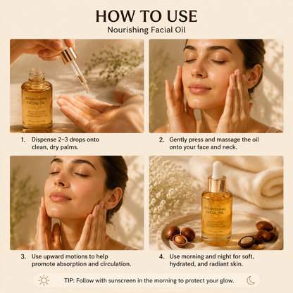 Fast-Absorbing Natural Body Oil, Vitamin E Antioxidant Skin Repair Oil